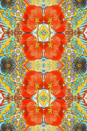 植物印花华亿平台图片