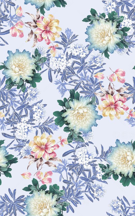 春夏华亿平台印花华亿平台图片