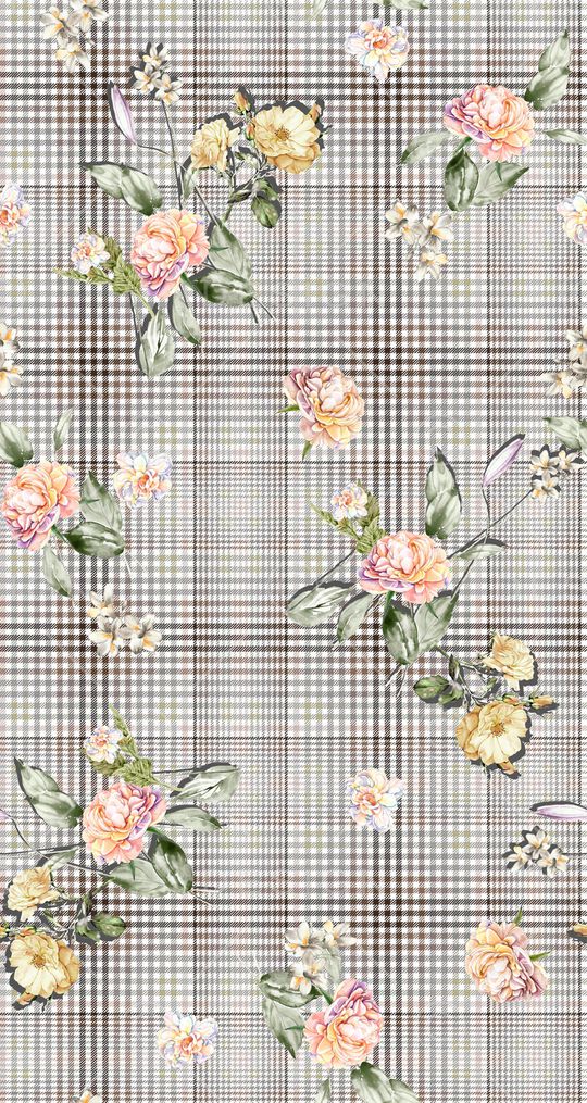 格子印花华亿平台图片