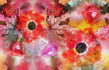 混合拼接印花华亿平台图片