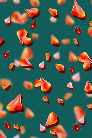 花瓣印花华亿平台图片