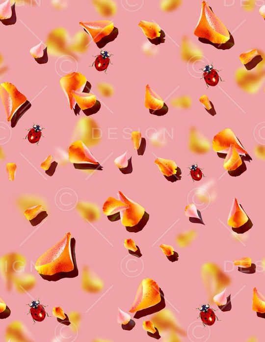 花瓣印花华亿平台图片