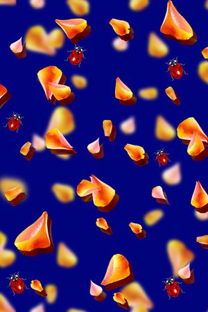 花瓣印花华亿平台图片