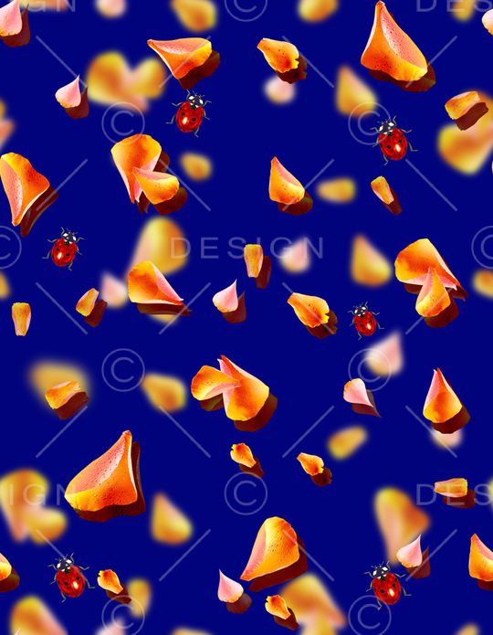 花瓣印花华亿平台图片