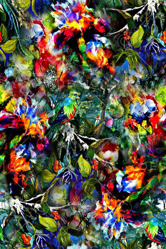 抽象印花华亿平台图片