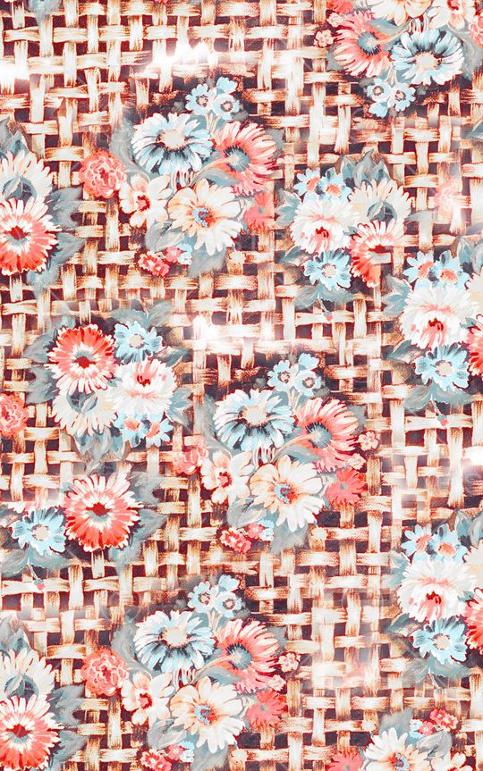 格子印花华亿平台图片