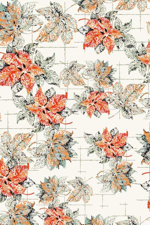 格子印花华亿平台图片