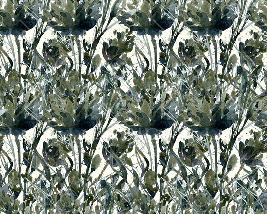 民族花卉印花华亿平台图片