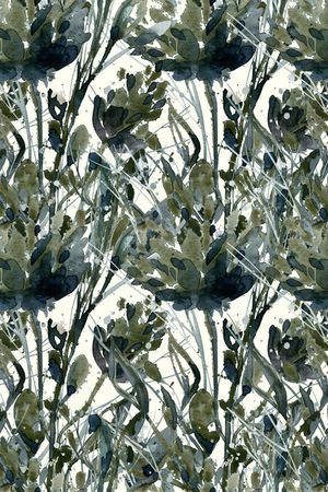 民族花卉印花华亿平台图片