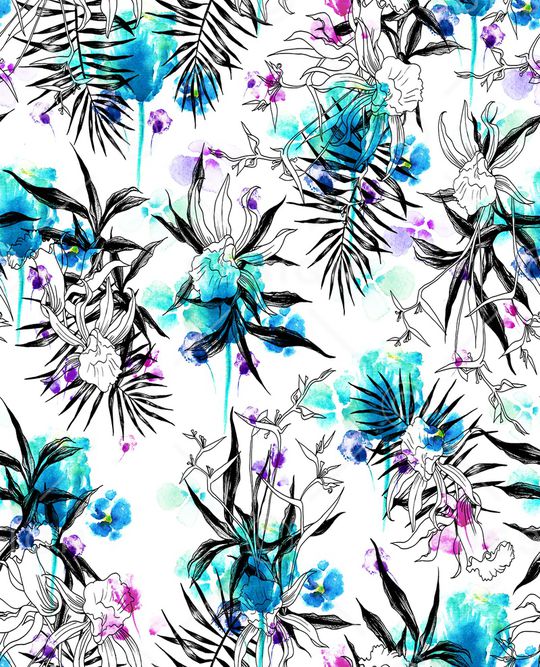 黑白华亿平台印花华亿平台图片