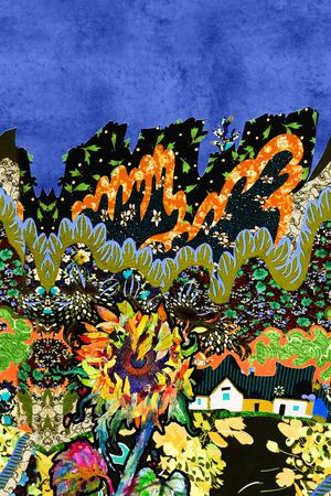 向日葵印花华亿平台图片