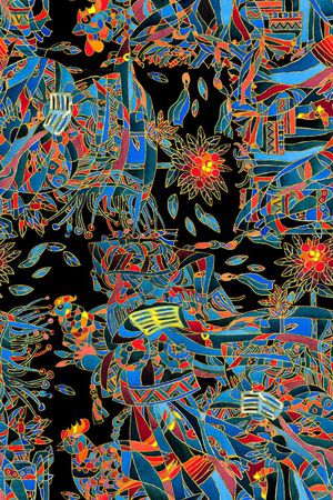 肌理印花华亿平台图片