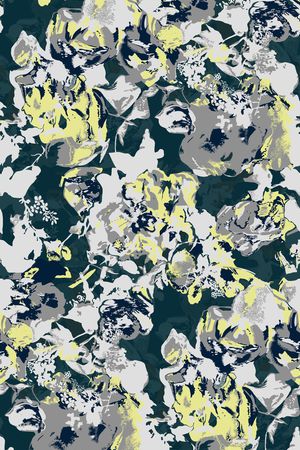 抽象花卉印花华亿平台图片