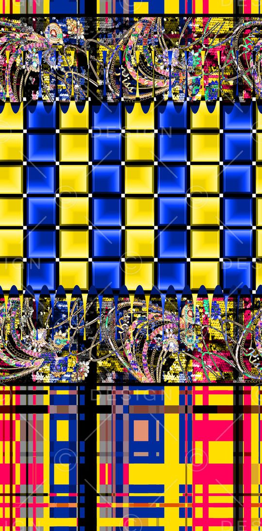 条纹印花华亿平台图片