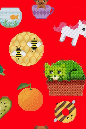 卡通动物印花华亿平台图片