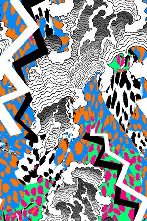 条纹印花华亿平台图片