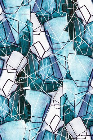 几何印花华亿平台图片