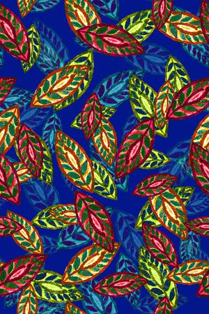 绿植树叶印花华亿平台图片