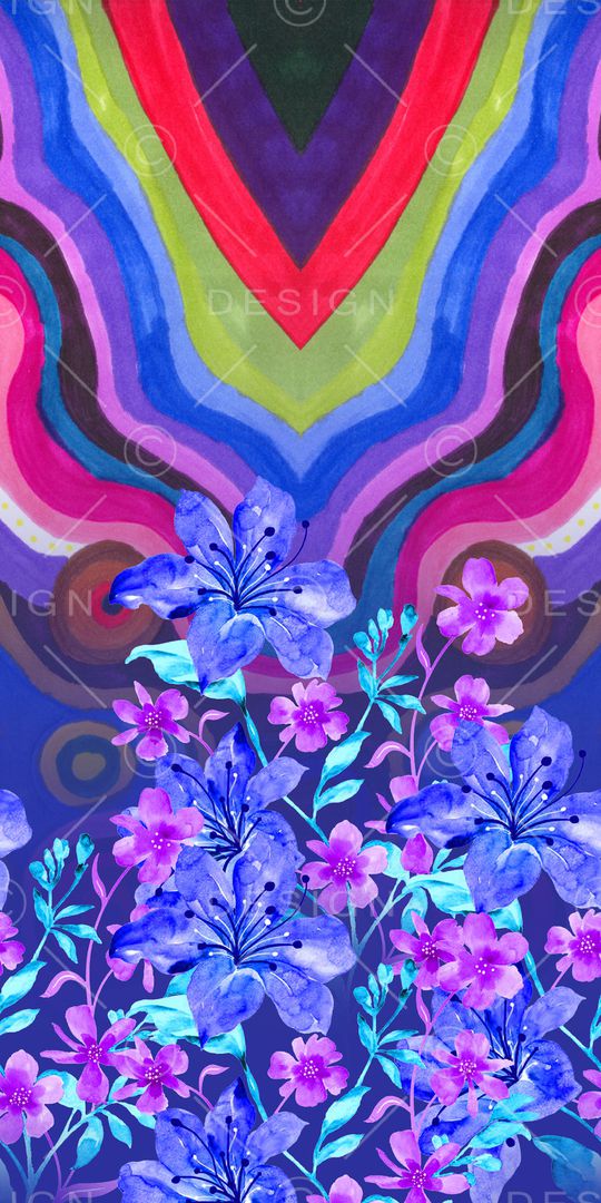 连衣裙裙子印花华亿平台图片