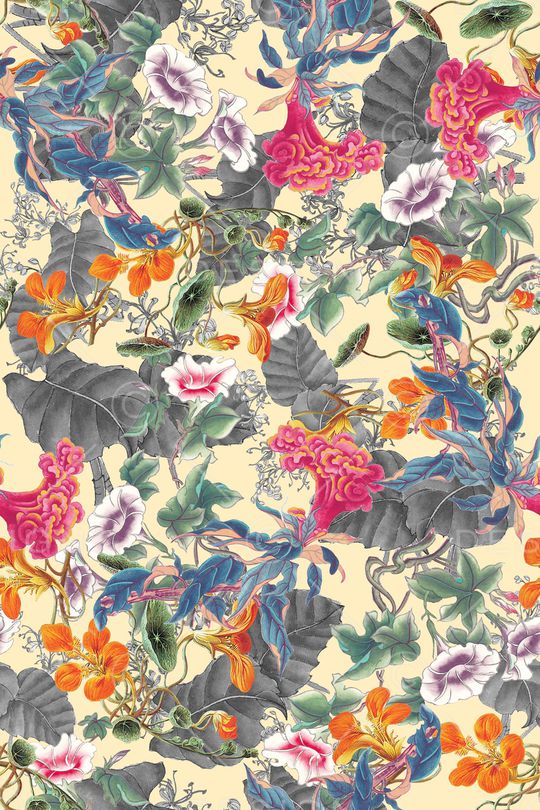 抽象印花华亿平台图片