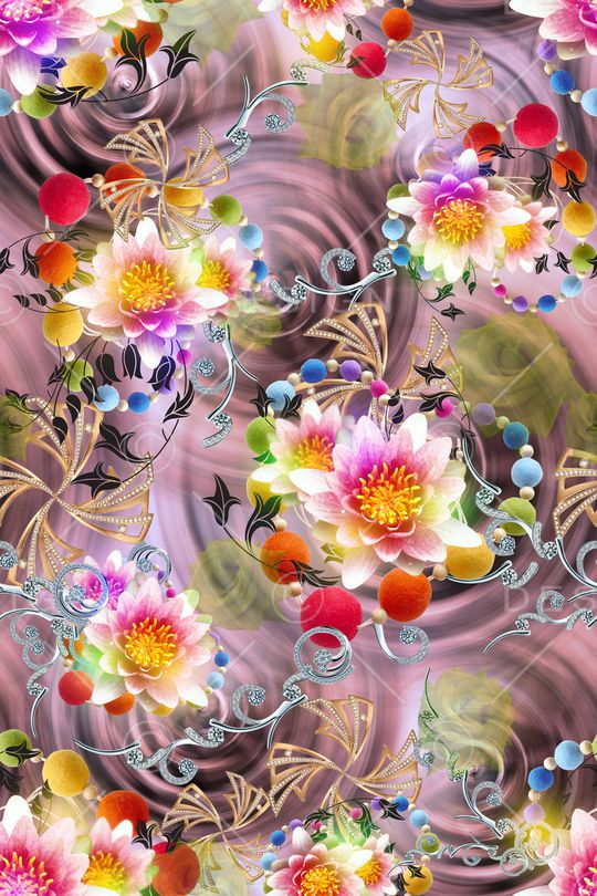 抽象印花华亿平台图片