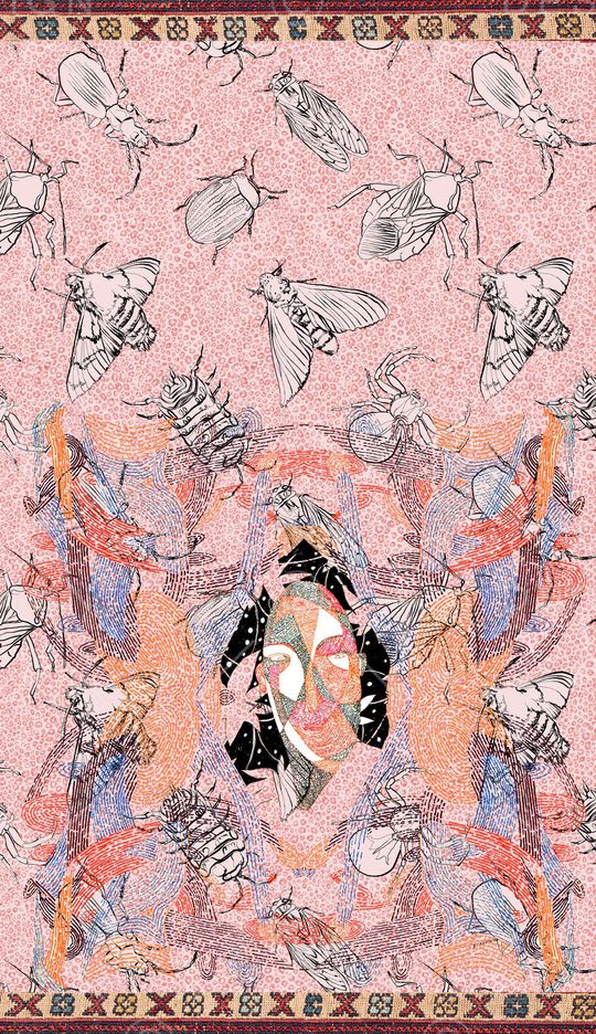 波西米亚印花华亿平台图片