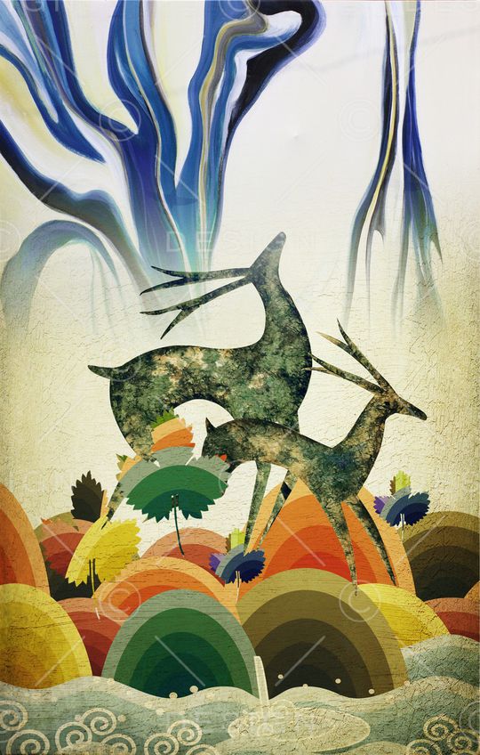 鹿印花华亿平台图片