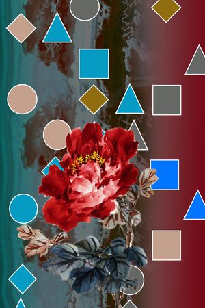 几何定位印花华亿平台图片