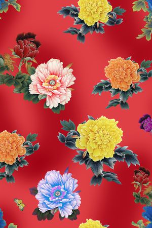 香云纱印花华亿平台图片