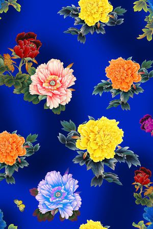 香云纱印花华亿平台图片