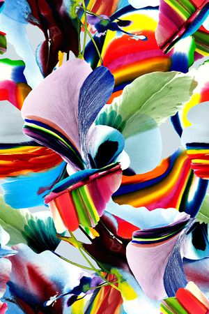 条纹印花华亿平台图片