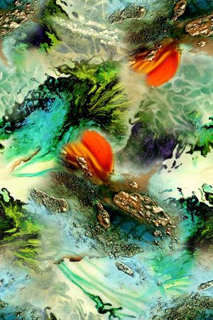 抽象印花华亿平台图片