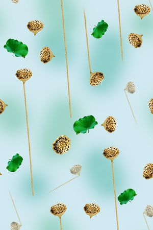 清爽花印花华亿平台图片