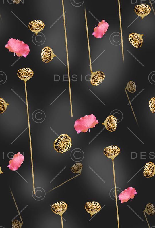 清爽花印花华亿平台图片