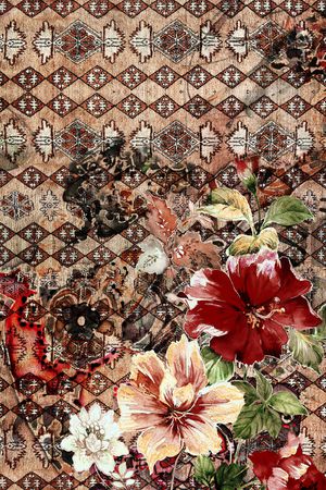 民族风印花华亿平台图片