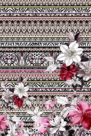 民族风印花华亿平台图片