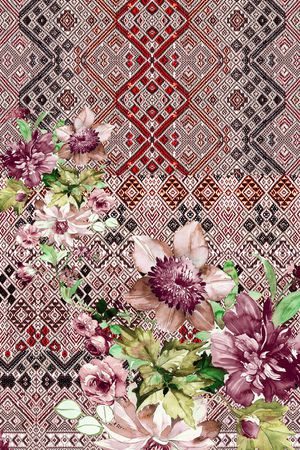 民族风印花华亿平台图片