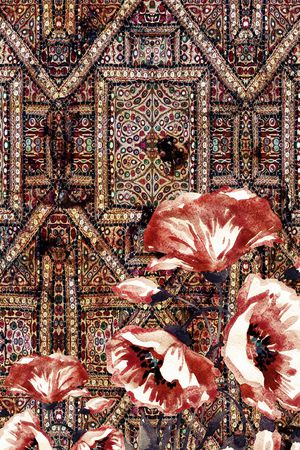 民族风印花华亿平台图片