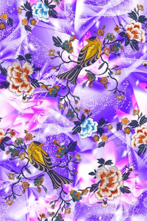 抽象印花华亿平台图片