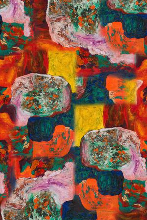 抽象印花华亿平台图片