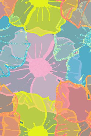 抽象印花华亿平台图片