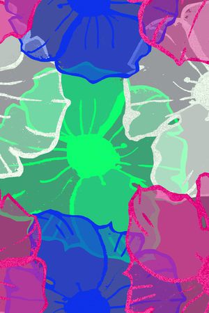 抽象印花华亿平台图片