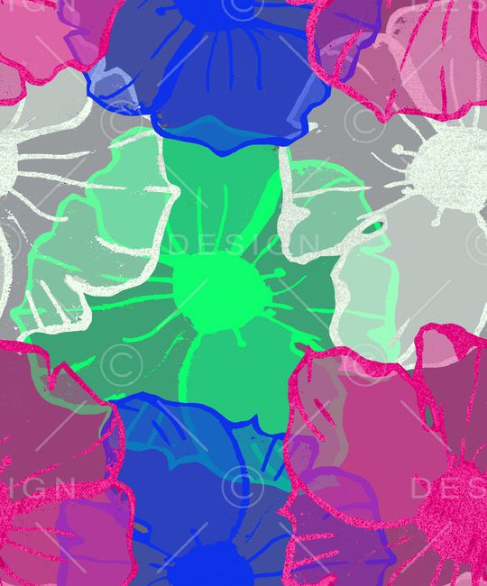 抽象印花华亿平台图片