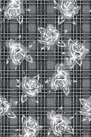 格子印花华亿平台图片