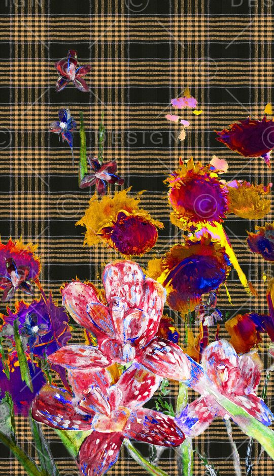 格子印花华亿平台图片