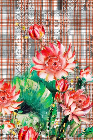 定位花印花华亿平台图片