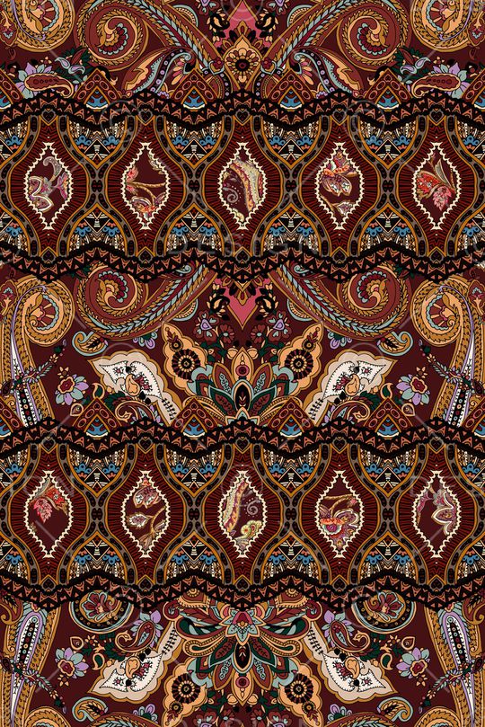 民族风印花华亿平台图片