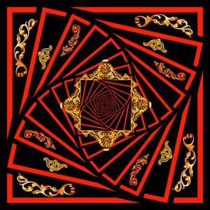 几何印花华亿平台图片