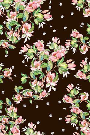 春夏华亿平台印花华亿平台图片