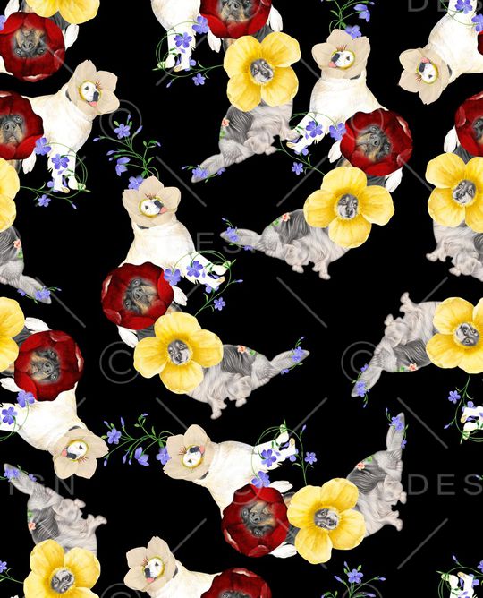 可爱印花华亿平台图片